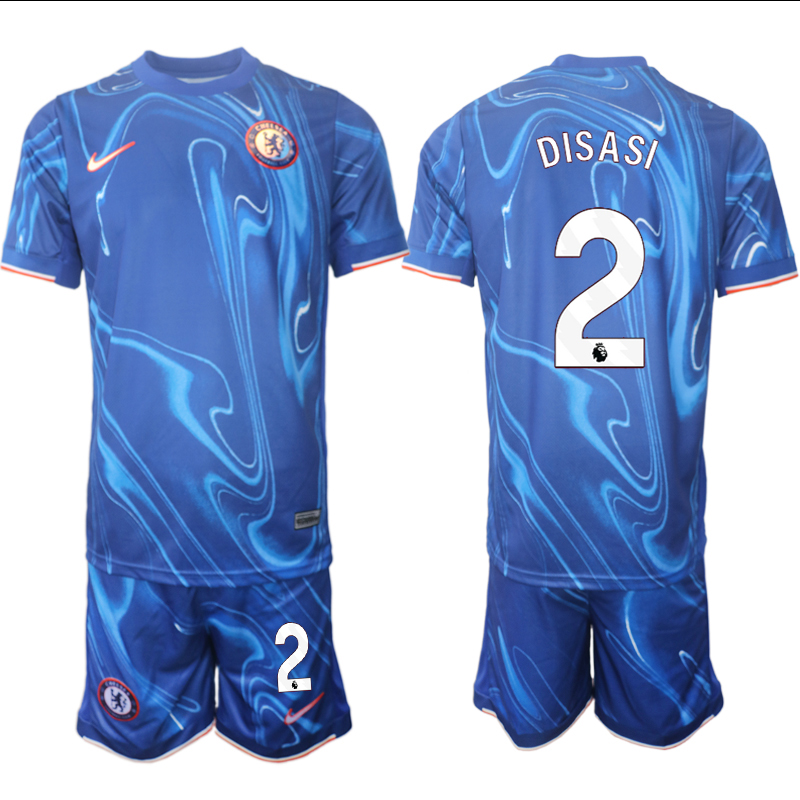 Men 2024-2025 Club Chelsea home Blue #2 Soccer Jersey->chelsea jersey->Soccer Club Jersey